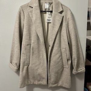 Bershka Womens Beige Coat XS